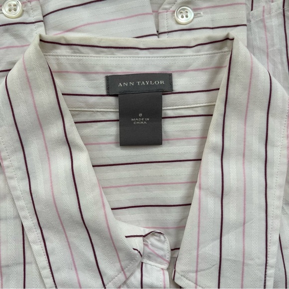 Ann Taylor Fitted Button Shirt - Picture 2 of 5